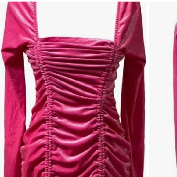 Wild Fable pink ruched dress xs - Picture 6 of 10